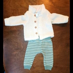 Carter's Just One You 9 month Fleece Jacket and Sweatpant Outfit